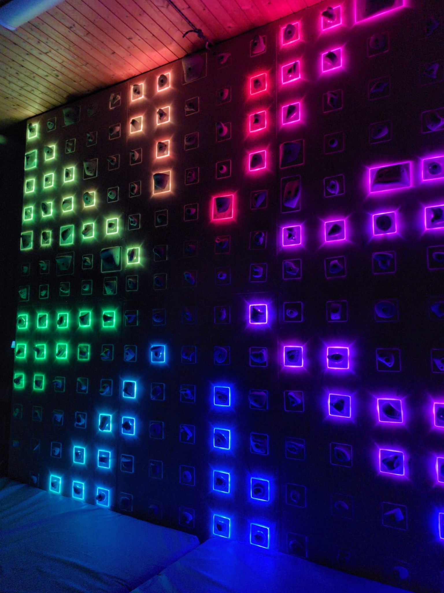 Flashwall mit Sternmuster