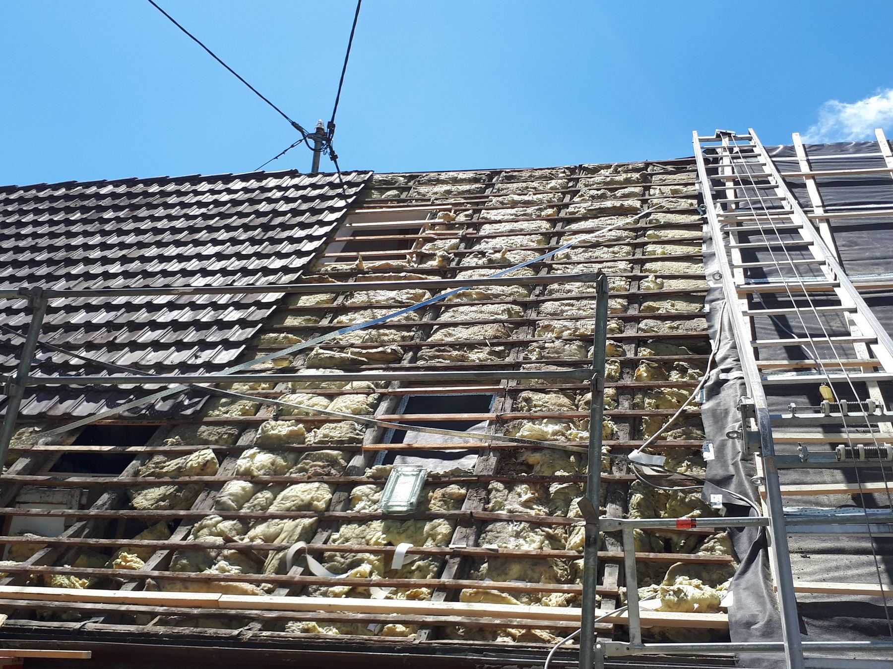 Dachsanierung an historischer Mühle in Mössingen Bild 3