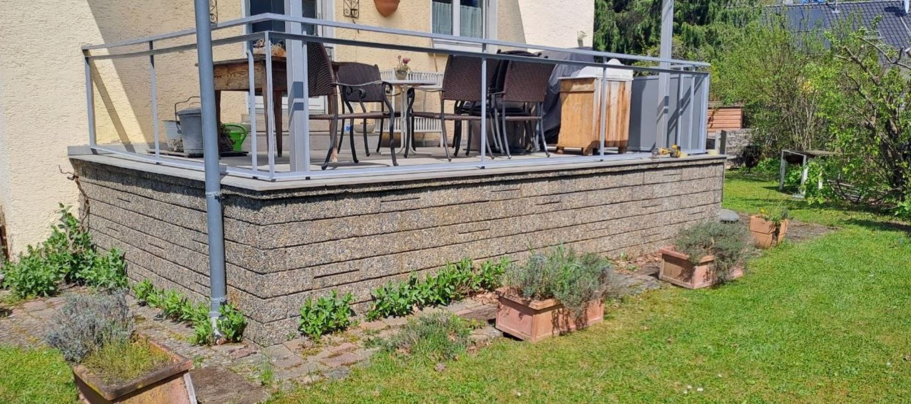Balkonverkleidung mit wetterfesten Platten in Balingen Bild 2